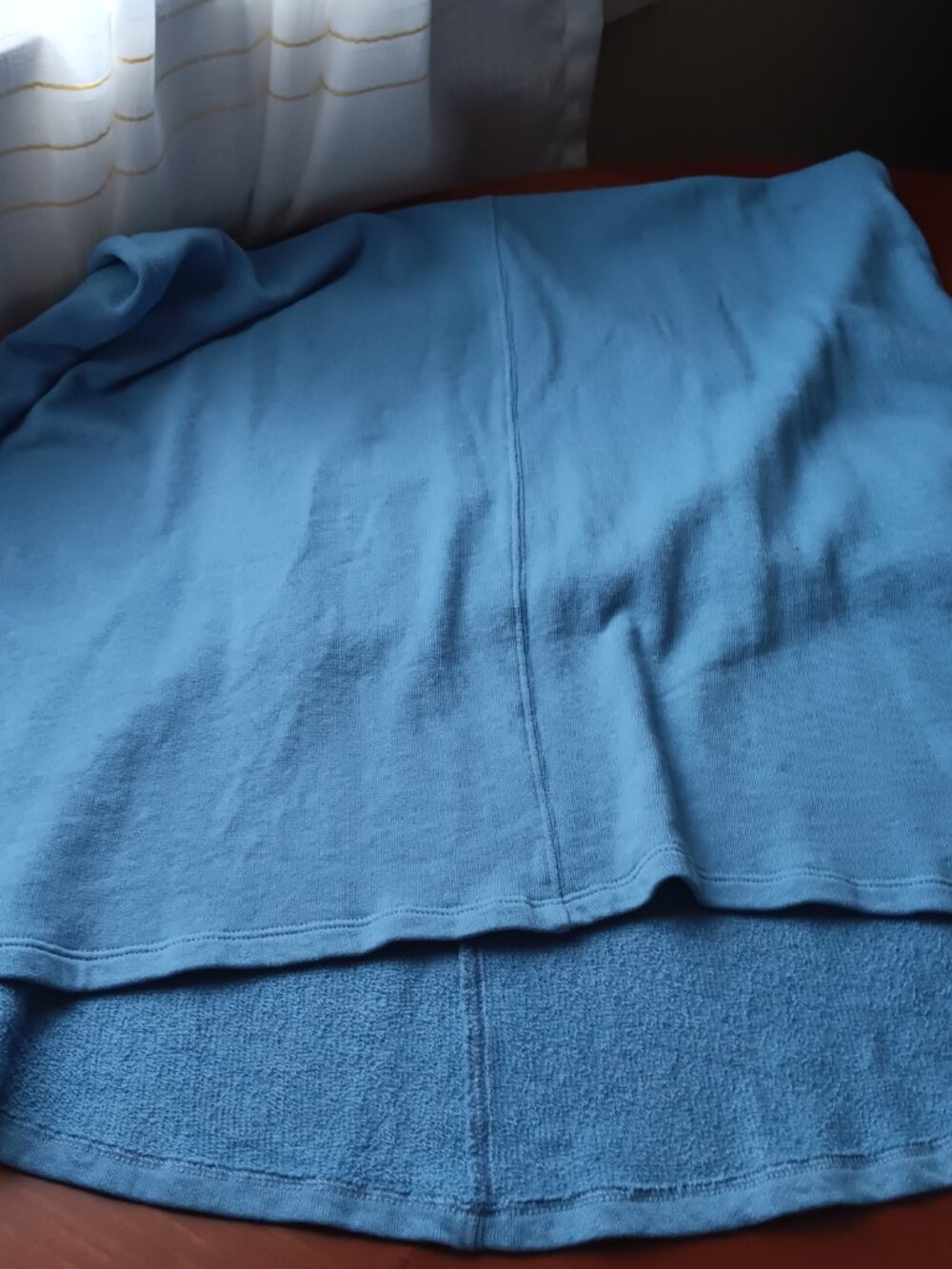 NWT Lilla P Ocean Blue Cotton Terry Cloth Knit Skirt Size Small - Picture 4 of 13